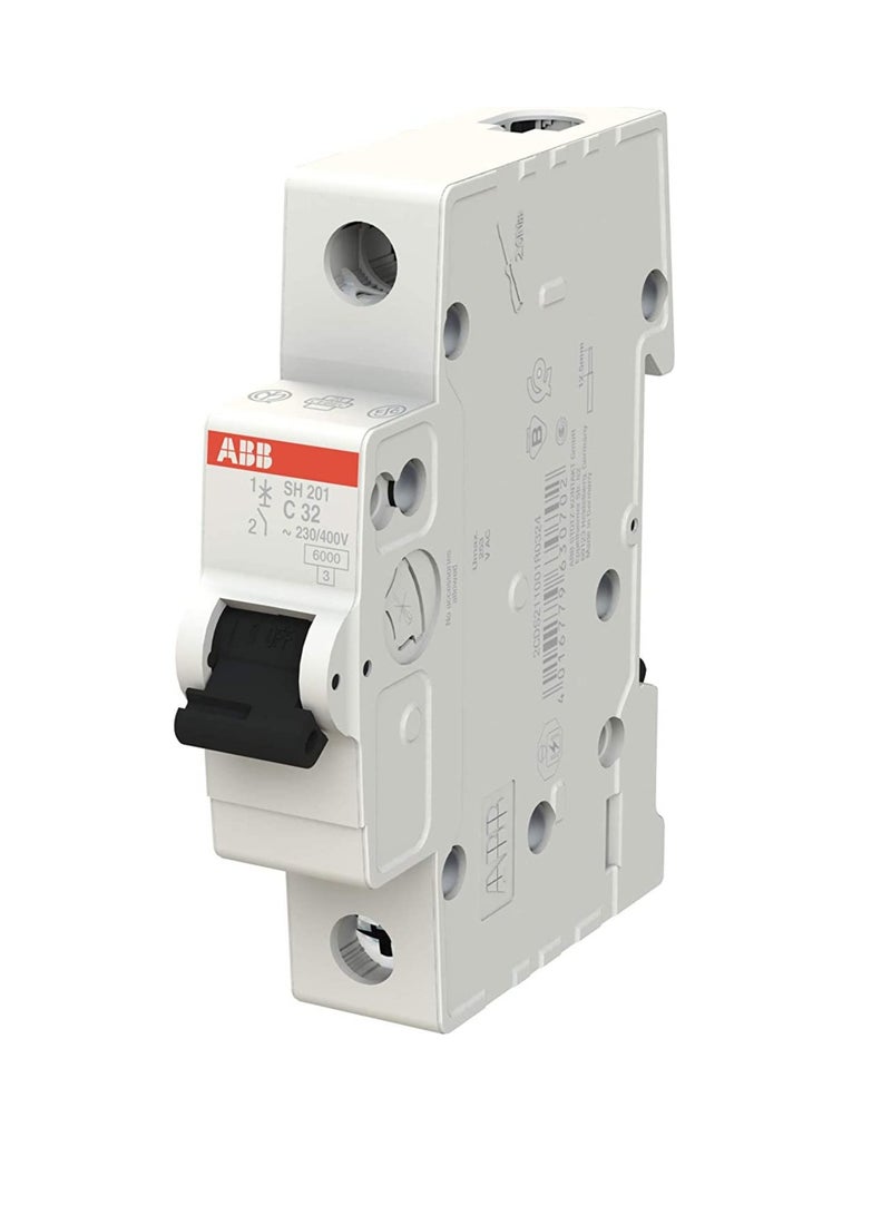 ABB Miniature Circuit Breakers MCB | SH201 Series 6kA Single Pole Breaker | Made in Germany (6A MCB) - Image 2