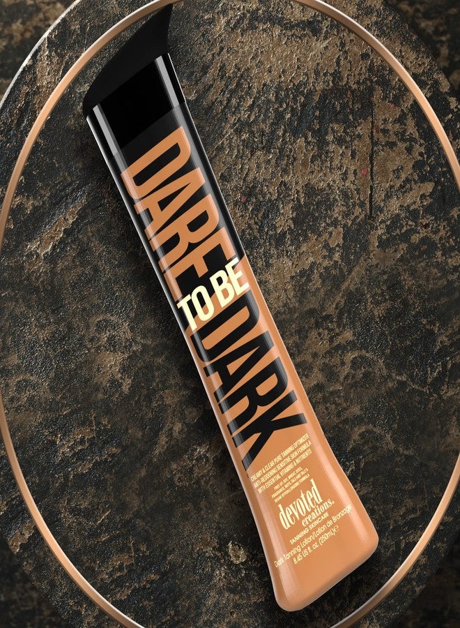 Devoted Creations Dare to be Dark Tanning Lotion - Creamy and Clear Pure Tanning Optimizer, Anti-Reddening, Sensitive Skin Formula with Essential Vitamins and Nutrients - 8.45 oz. - Image 4