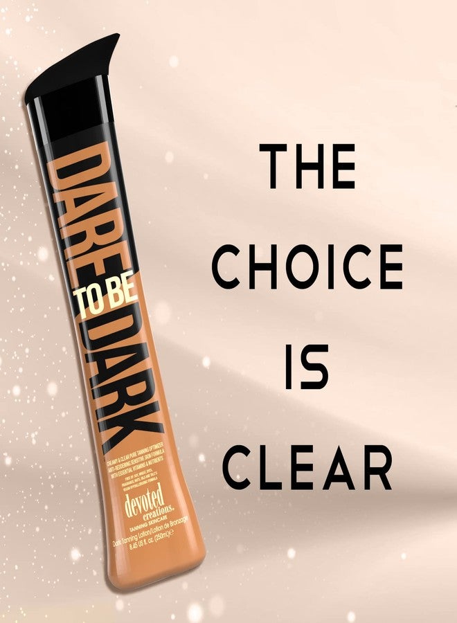 Devoted Creations Dare to be Dark Tanning Lotion - Creamy and Clear Pure Tanning Optimizer, Anti-Reddening, Sensitive Skin Formula with Essential Vitamins and Nutrients - 8.45 oz. - Image 5