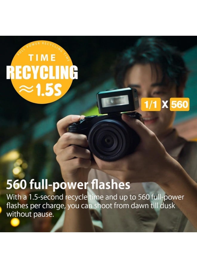 Godox GODOX IT30PRO S Camera Flash, IT30 PRO S Mini Flashes, TTL HSS 1/8000s Flash, Compatible with Sony Alpha A9 III a7III a7CII a7IV a7C a7RV a7 a7SIII a6700 a6400 a6600 ZV-E10 II ZV1 a6100 00 (Black) - Image 5