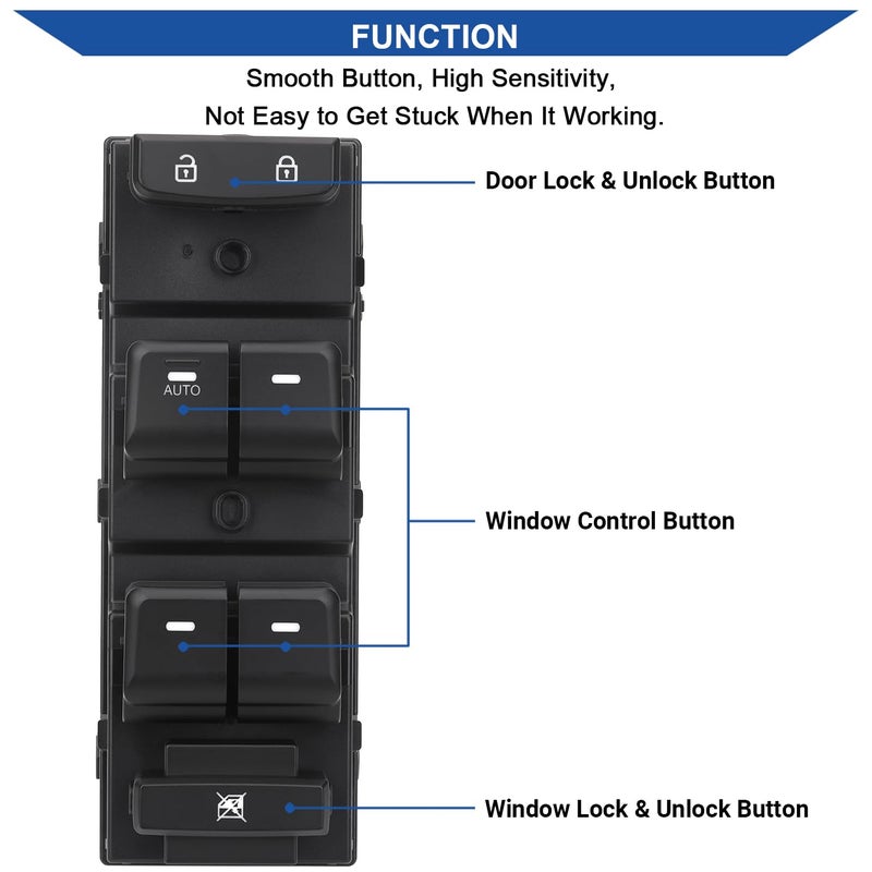Obaee Master Power Window Switch for Hyundai Sonata - Image 3
