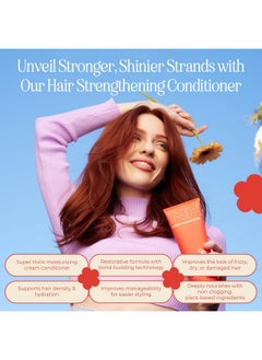 INH Hair Biotin Conditioner With Caffeine & Vitamin B5 | Hydrating Conditioner That Supports Hair Growth & Thickening | G2G Moisturizing Vegan Conditioner With Green Tea & Redensyl | 8Oz/237Ml  - Image 3