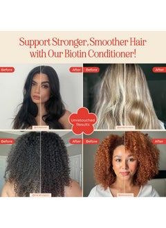 INH Hair Biotin Conditioner With Caffeine & Vitamin B5 | Hydrating Conditioner That Supports Hair Growth & Thickening | G2G Moisturizing Vegan Conditioner With Green Tea & Redensyl | 8Oz/237Ml  - Image 2