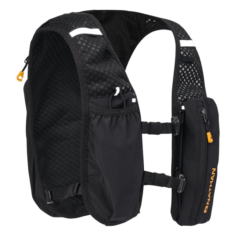 Nathan Running Hydration Vest â€“ Lightweight Running Vest for Men & Women â€“ Adjustable Backpack for Marathons â€“ Reflective Hydration Backpack â€“ OSFM â€“ Black - Image 2