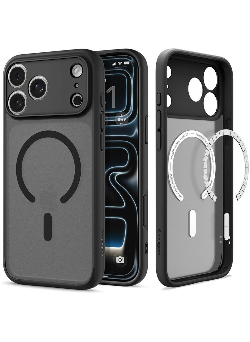 Spigen Ultra Hybrid MagFit iPhone 17 Pro Max Case Cover with MagSafe (2025) - Frost Black - Image 1