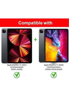 DUSALA iPad Pro 11-Inch Screen Protector Model 9H Hardness Protective Glass Face ID Compatible Anti-Fingerprints HD-Clear Tempered Glass Film Compatible For iPad Pro 11 inch Works with iPad Air 5/4 2022/2020 10.9-Inch  - Image 2
