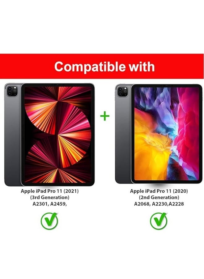 DUSALA iPad Pro 11-Inch Screen Protector Model 9H Hardness Protective Glass Face ID Compatible Anti-Fingerprints HD-Clear Tempered Glass Film Compatible For iPad Pro 11 inch Works with iPad Air 5/4 2022/2020 10.9-Inch - Image 2