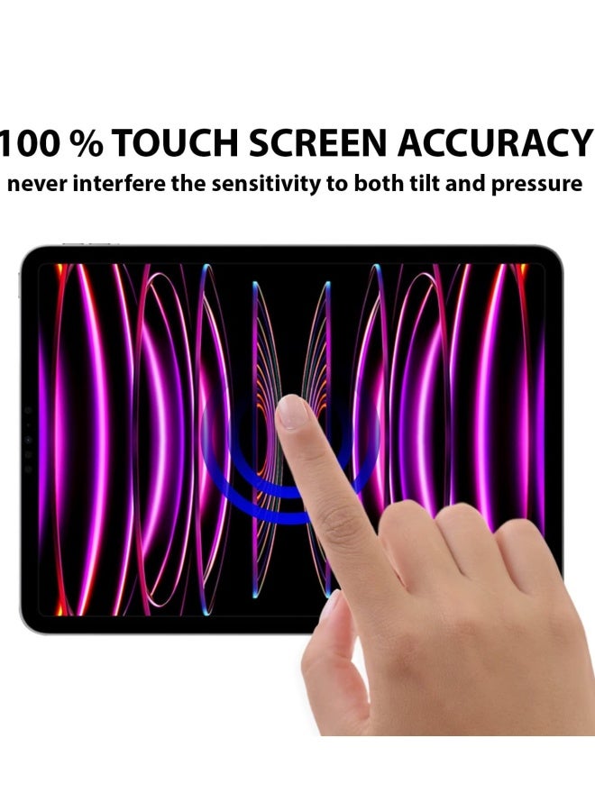 DUSALA iPad Pro 11-Inch Screen Protector Model 9H Hardness Protective Glass Face ID Compatible Anti-Fingerprints HD-Clear Tempered Glass Film Compatible For iPad Pro 11 inch Works with iPad Air 5/4 2022/2020 10.9-Inch - Image 4