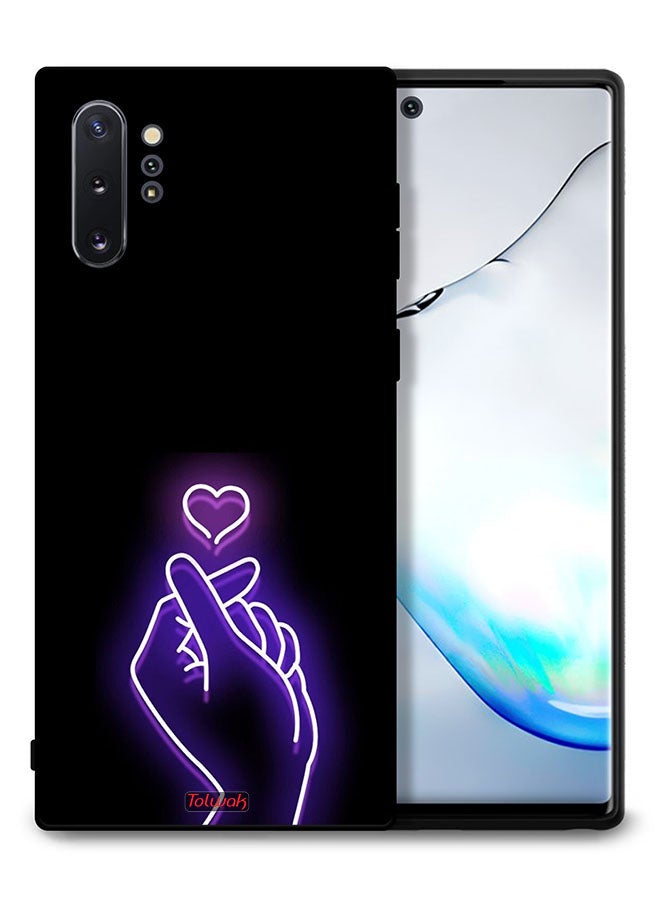 Tolwak Samsung Galaxy Note 10 Plus Protective Case Cover Snap Small Heart - Image 1