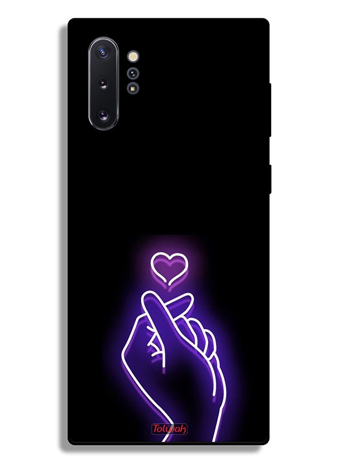 Tolwak Samsung Galaxy Note 10 Plus Protective Case Cover Snap Small Heart - Image 2