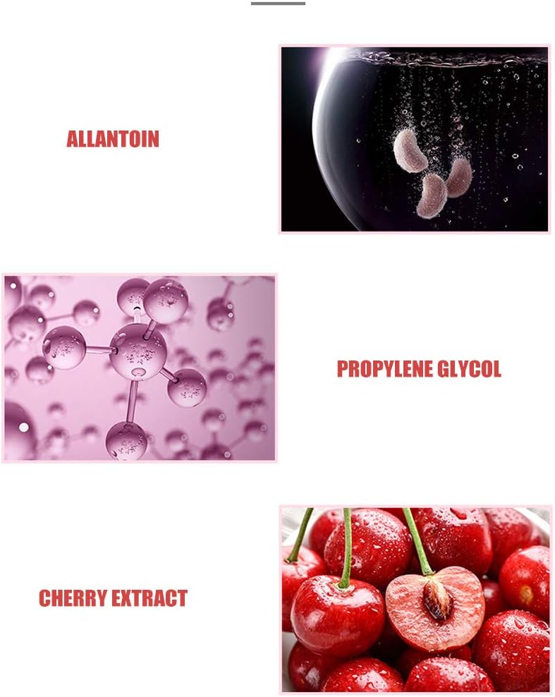 klarako 2 Box Cherry Collagen Lip Mask Patches, Lip Sleeping Mask, Treatment Lip Plumping Balm Moisturizes And Repairs Dry Chapped Lips, Pot of 20 Moisturizing Masks - Image 3