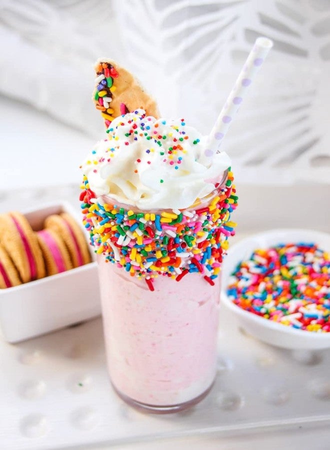 Pramix Rainbow Sprinkles, Sprinkles for Cake Decoration, Ice Cream (Multi Sprinkles) - 900g - Image 3