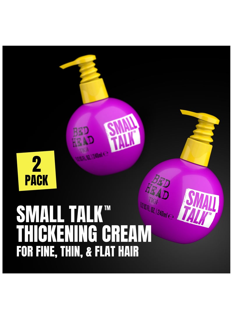 Bed Head Tigi Small Talk Hair Thickening Cream - 2 Pack  - Image 2