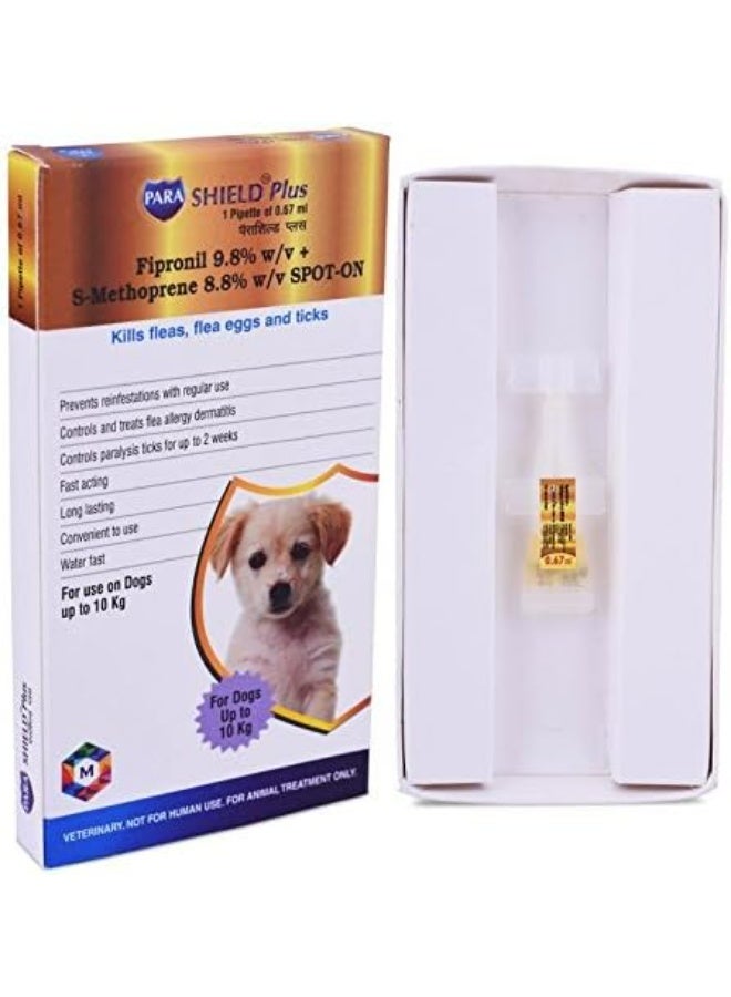 Para Medfly Healthcare Parashield Plus Spot On Solution Control of Flea, Tick & Chewing Lice Treatment (Small Dog, Pack of 1) - Image 5