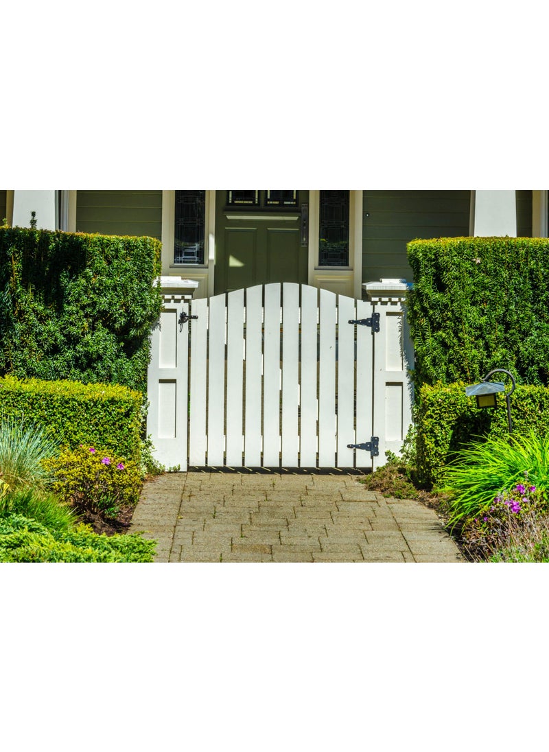 Richelieu Richelieu Hardware 301FBR 4 13/16-inch (123 mm) Automatic Gate Latch, Black  - Image 3