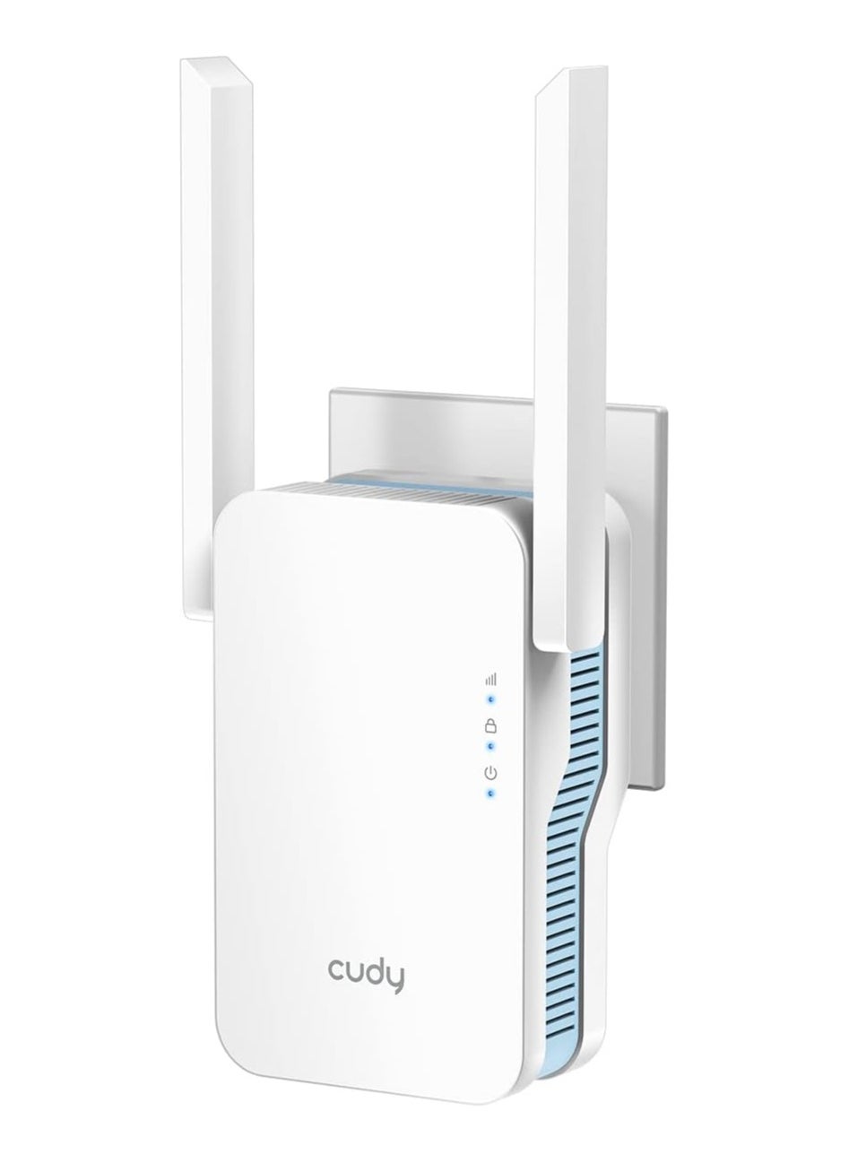 cudy AC1200 WiFi Extender, 1.2Gbps Home Signal Booster, Dual Band 5GHz/2.4GHz, Covers up to 1500 Sq.ft and 30 Devices, AP Mode, Mesh Supported, RE1200 