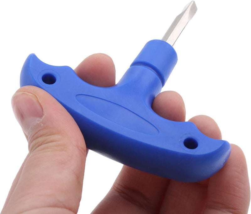 MUXSAM 1pc Golf Spike Wrench Torque Tool Wrenches with Triangle Tip for Drivers Fairway Weight Blue - Image 4