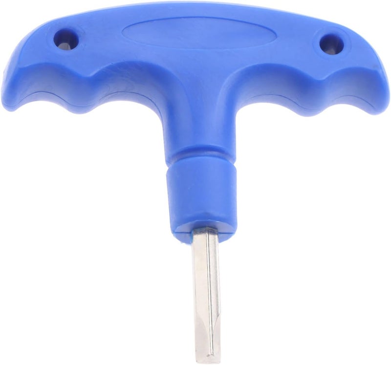 MUXSAM 1pc Golf Spike Wrench Torque Tool Wrenches with Triangle Tip for Drivers Fairway Weight Blue - Image 1