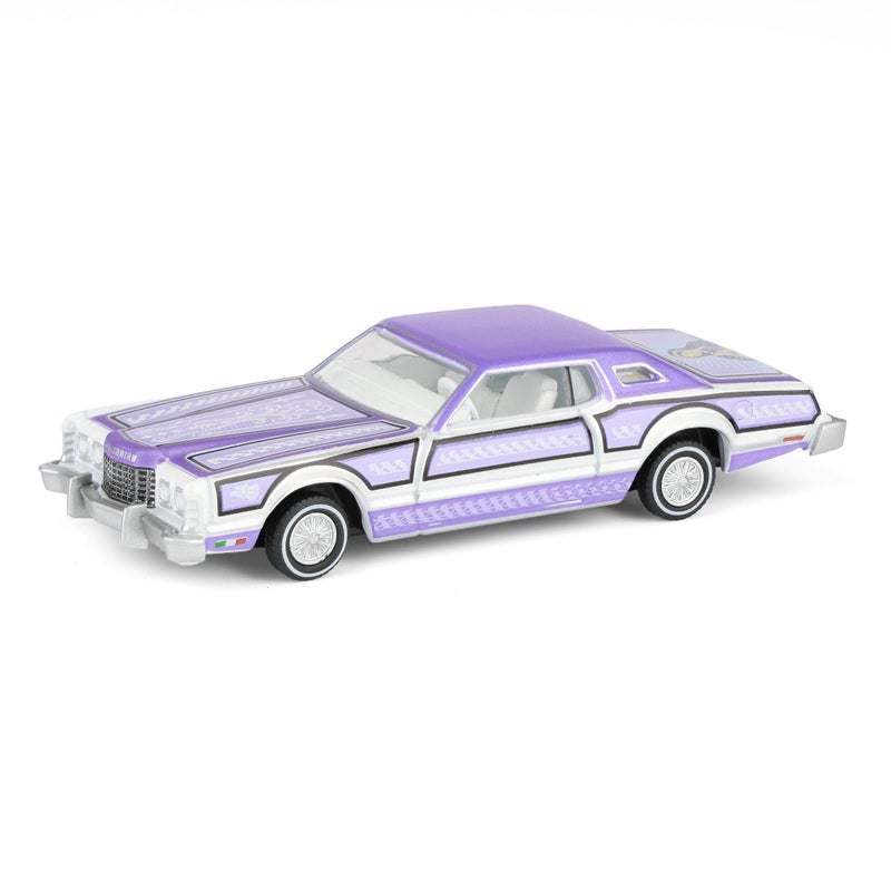 Greenlight Collectibles GL-2020003 - Michael Heralda Special Edition Series 1:64 Scale Diecast Model - 1973 Ford Thunderbird Lowrider - Image 1