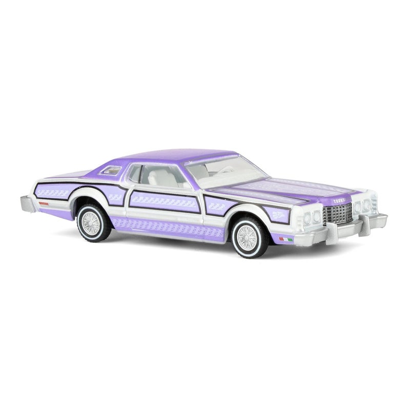Greenlight Collectibles GL-2020003 - Michael Heralda Special Edition Series 1:64 Scale Diecast Model - 1973 Ford Thunderbird Lowrider - Image 2