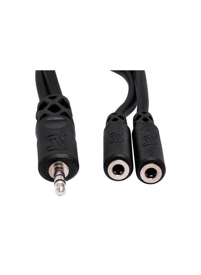 Hosa YMM-232 3.5 mm TRS to Dual 3.5 mm TRSF Y Cable - Image 3
