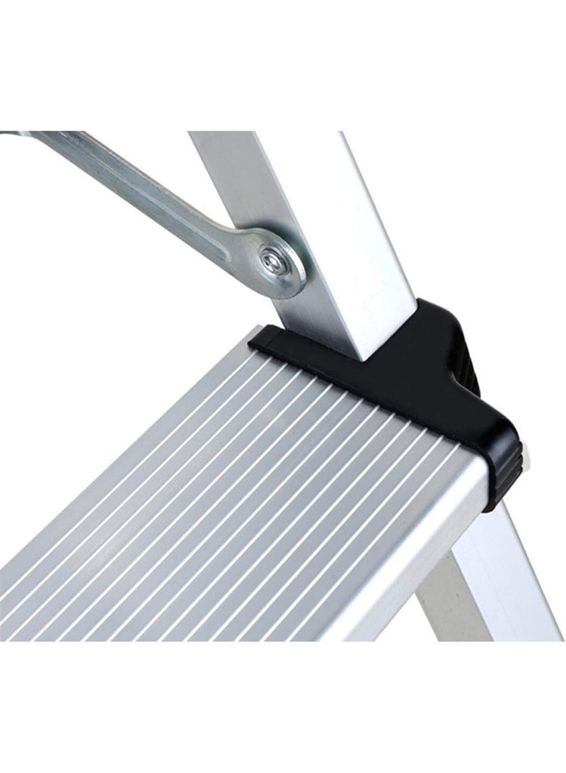 DubaiGallery Aluminum Folding Step Ladder with Wide Anti-Slip Steps, Heavy Duty Multi-Purpose Household Ladder for Home, Kitchen, Office, Cleaning, Painting and Indoor Maintenance Use - Image 3