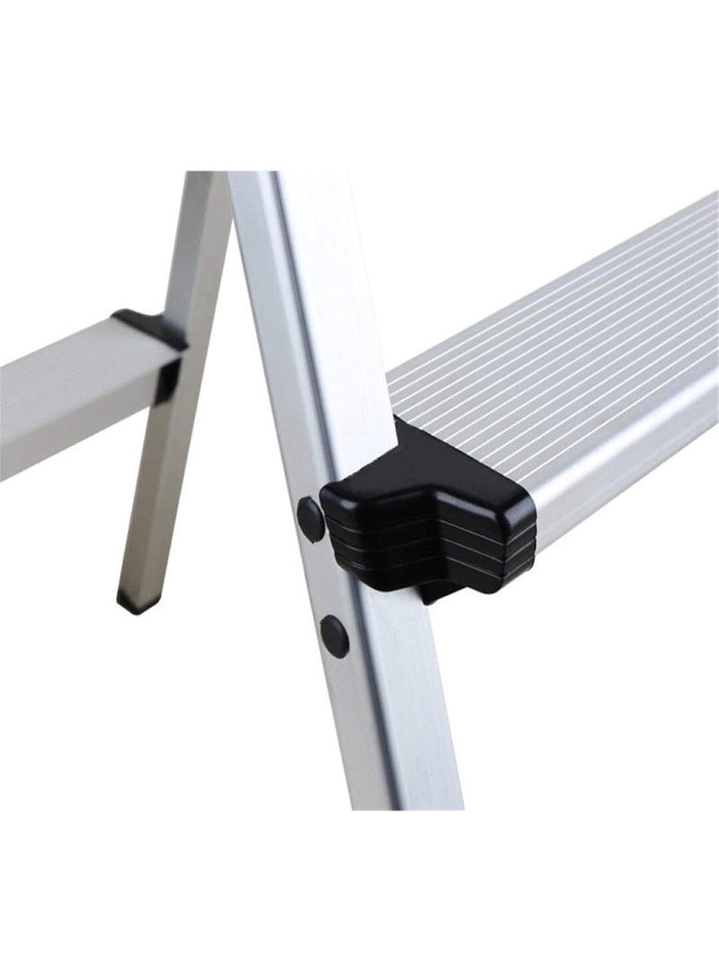 DubaiGallery Aluminum Folding Step Ladder with Wide Anti-Slip Steps, Heavy Duty Multi-Purpose Household Ladder for Home, Kitchen, Office, Cleaning, Painting and Indoor Maintenance Use - Image 5