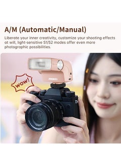Jinbei JINBEI Hi-5 Retro Camera Flashes GN16 6000K±200K Built-in 2500mAh Lithium-ion Battery with S1/S2 Photo-Sensitive Modes for Sony for Canon for Nikon for Fuji for Olympus Hot Shoe Cameras  - Image 3