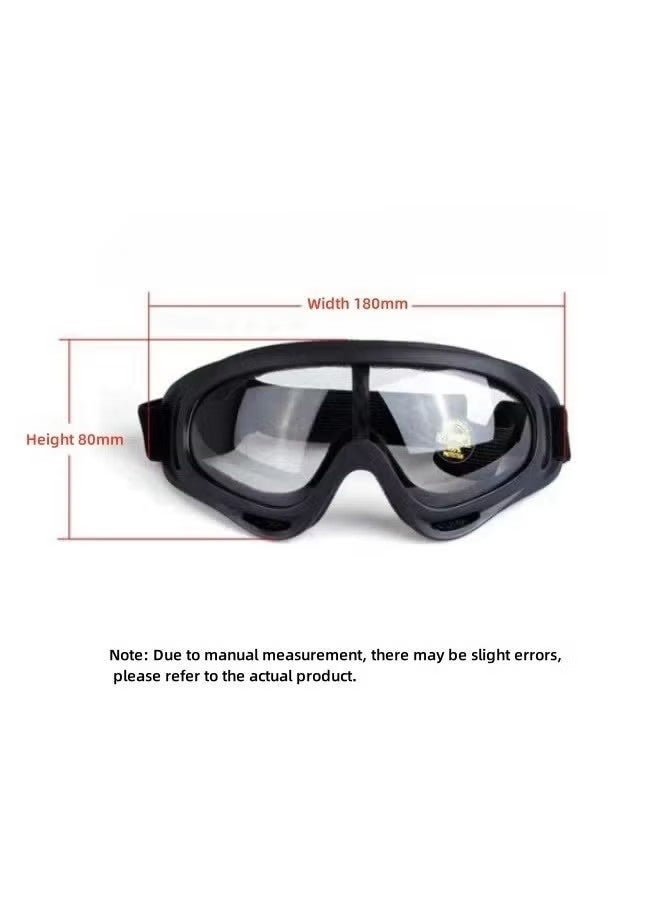 نظارات واقية من الرياح والرمال، نظارات ركوب الدراجات، نظارات التزلج، نظارات واقية خارجية، نظارات أمان بإطار كامل - Image 3