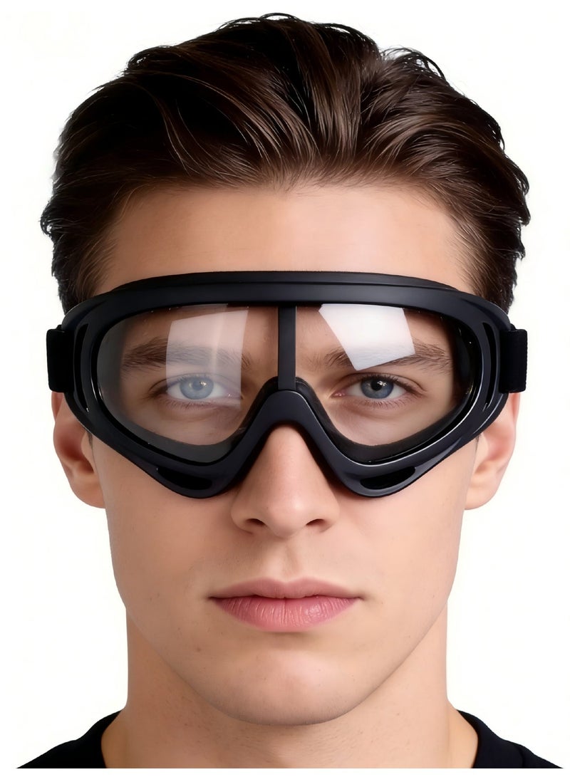 نظارات واقية من الرياح والرمال، نظارات ركوب الدراجات، نظارات التزلج، نظارات واقية خارجية، نظارات أمان بإطار كامل - Image 4