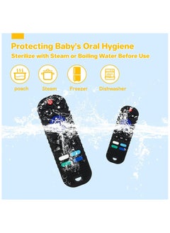 Silicone Baby Teething Toys,BPA Free TV Remote Control Shape Teething Toys for Babies 6-12 Months Baby Chew Toys for Toddlers,Baby Teethers Relief Soothe Babies Gums(Black) - pzsku/ZAB35316D40782F567387Z/45/_/1728701237/b02b1f45-dff1-4707-8487-eba3fe61758d