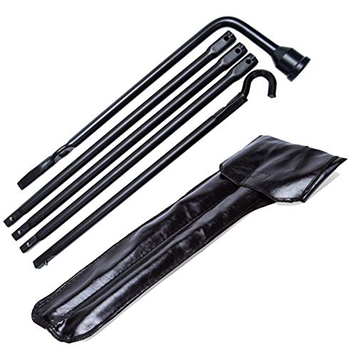 LECWOF Spare Tire Lug Wrench Tool Kit Replacement with Bag Fit for 20022015 Dodge Ram 1500 Jeap 5093163AA