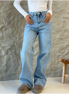 Wide Leg - Light Iced Blue Wash Jeans. - pzsku/ZAB3545218AE3D5E258C4Z/45/_/1736811687/c5340965-877c-4d4b-81d0-b7c0cfae77d6