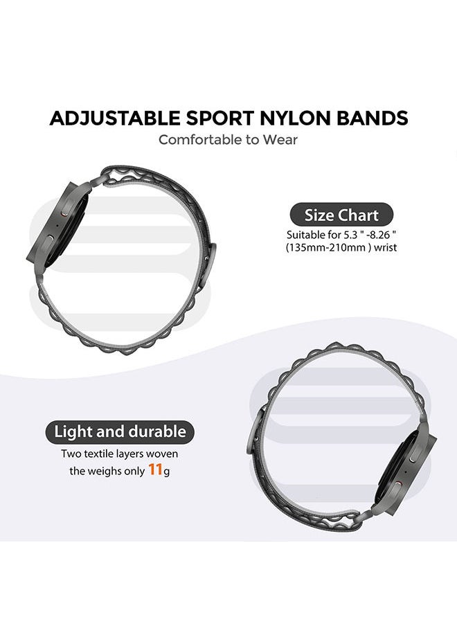 O Ozone - Alpine Loop For Samsung Galaxy Watch 7 6 5 4 FE 40mm 44mm 45mm/Galaxy Watch 6 4 Classic 43mm 47mm 42mm 46mm    Strap with Metal G Hook band - Green - Image 1
