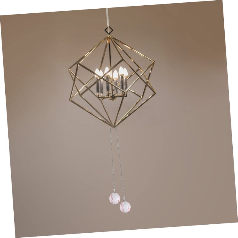 Baseball Ceiling Fan Pull Chain Extension 2 Pack Decorative Hanging Ornaments - Image 5