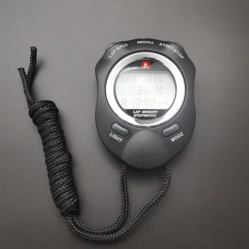 Rolilink Stop Watch Back Light Timer for Sports,10 Lap Stopwatches with Countdown Alarm Clock Timer for Sports Coach Running Competitions - Image 5