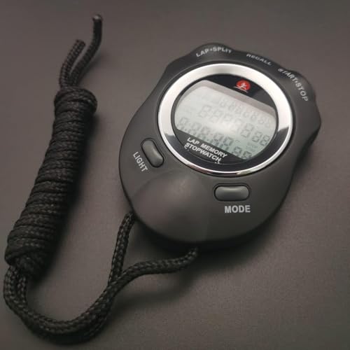 Rolilink Stop Watch Back Light Timer for Sports,10 Lap Stopwatches with Countdown Alarm Clock Timer for Sports Coach Running Competitions - Image 4