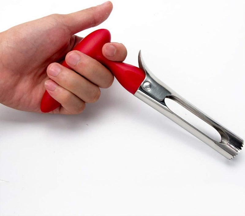 AKIRO apple Corer, Stainless Steel Kitchen Gadget Tool Fruit Seeder Core Remover Fruit Vegetable Tools Apple Pear Corer Easy Twist Fruits Tools Core Seed Remover - Image 4