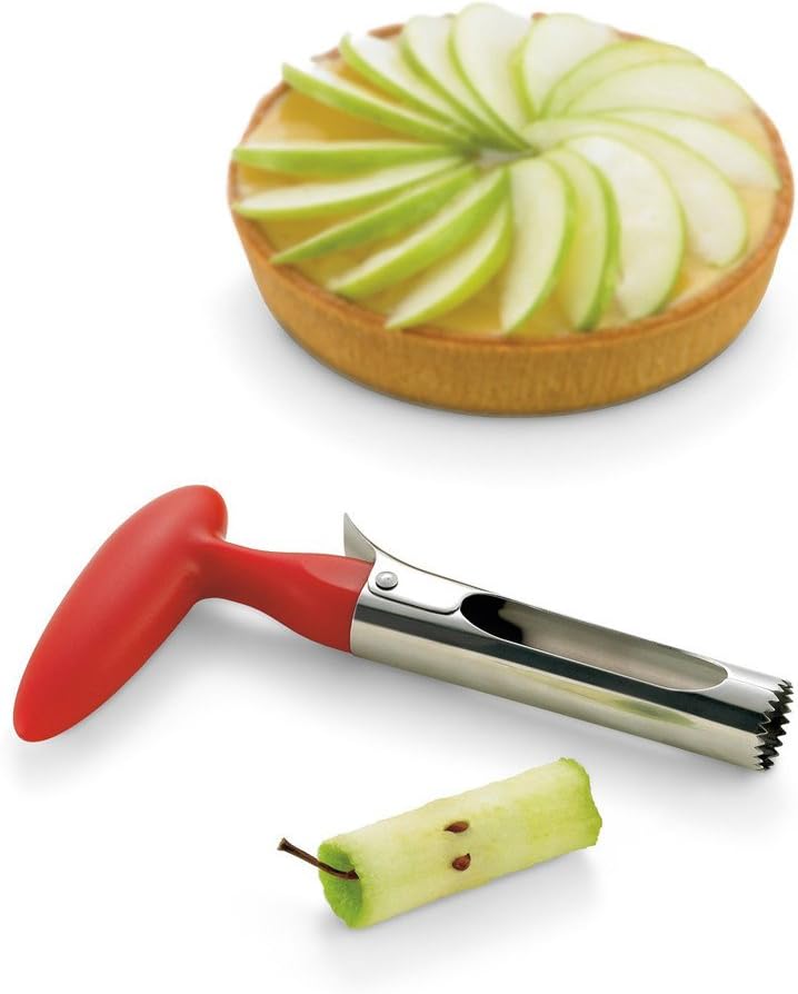 AKIRO apple Corer, Stainless Steel Kitchen Gadget Tool Fruit Seeder Core Remover Fruit Vegetable Tools Apple Pear Corer Easy Twist Fruits Tools Core Seed Remover - Image 2