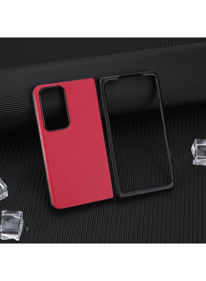 S-TOP Case For OPPO Find N Plain Skin Litchi Texture Phone Case - Image 4