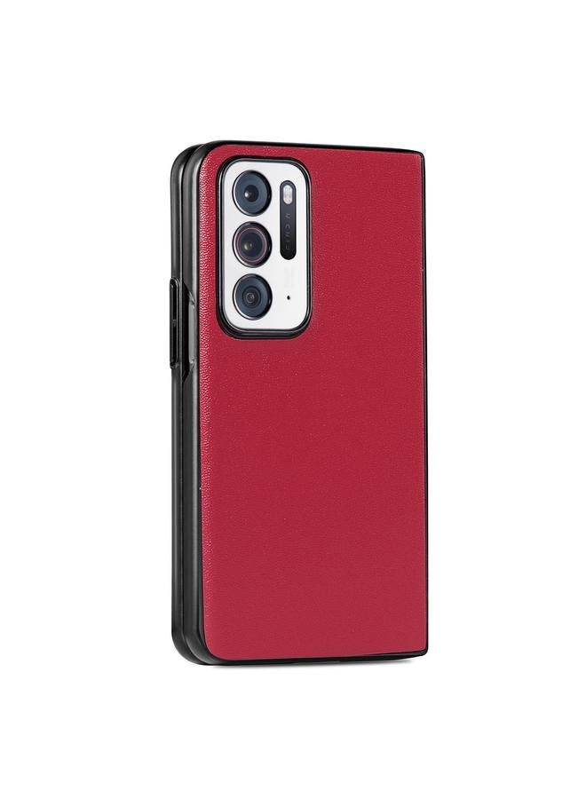 S-TOP Case For OPPO Find N Plain Skin Litchi Texture Phone Case - Image 3