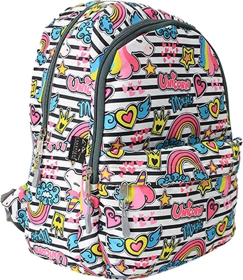 كامبريدج بولو كلوب Cambridge Polo Primary School Triple Bag Set with Water Bottle Gift Line Unicorn PLCAN2079.337