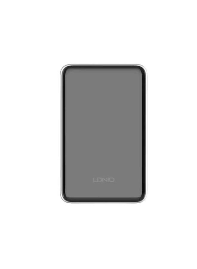 LDNIO 20000mAh Magnetic Wireless Power Bank with 15W Wireless Charging, 22.5W PD and QC Fast Charging Portable Charger, USB-C and USB-A High Capacity Battery Pack with LED Display, Compatible with iPhone, Samsung Galaxy, Android Phones, Tablets and Qi-Enabled Devices - Image 4