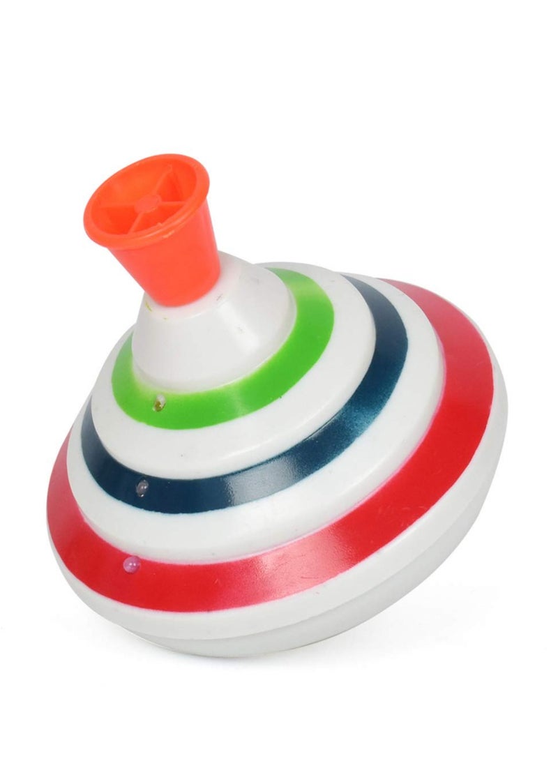 KASTWAVE Push Down Spinning Top Toy, Gyroscope Spinning Top Game LED Spinning Activity Toys with Music, Peg-top Hand Spinning Gyro Toy Gift for Kids Gift Party Favors, Music Spinning Top Toy（Color Random） - Image 5