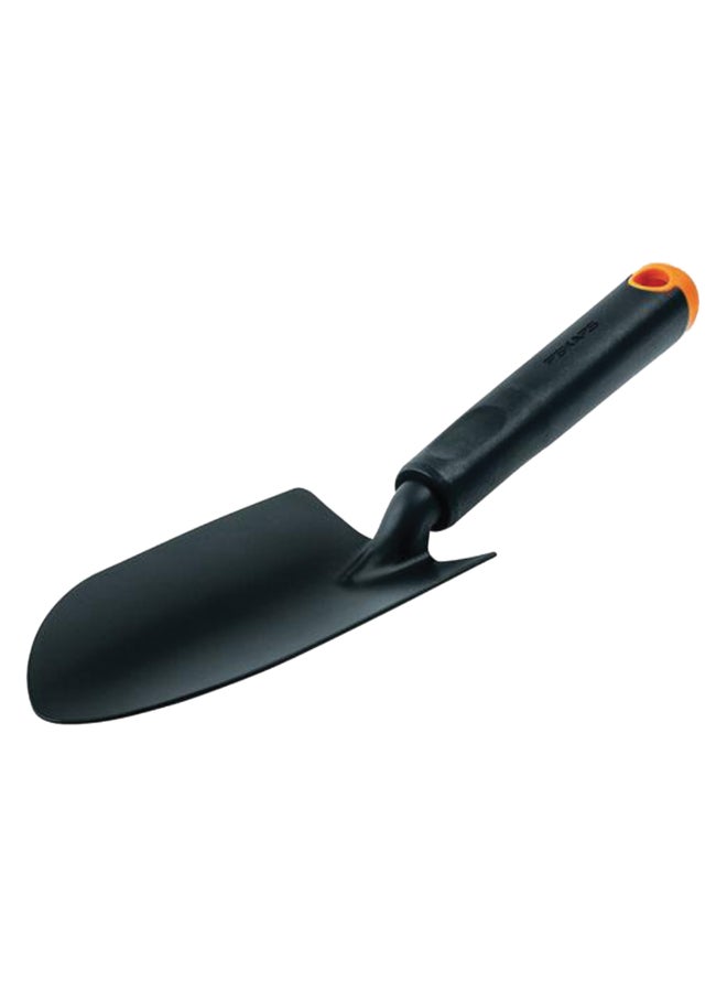 Fiskars Rust-Resistant Lightweight Ergonomic Handle Trowel Black and Orange 4.7 x 7cm 365080 - Image 1