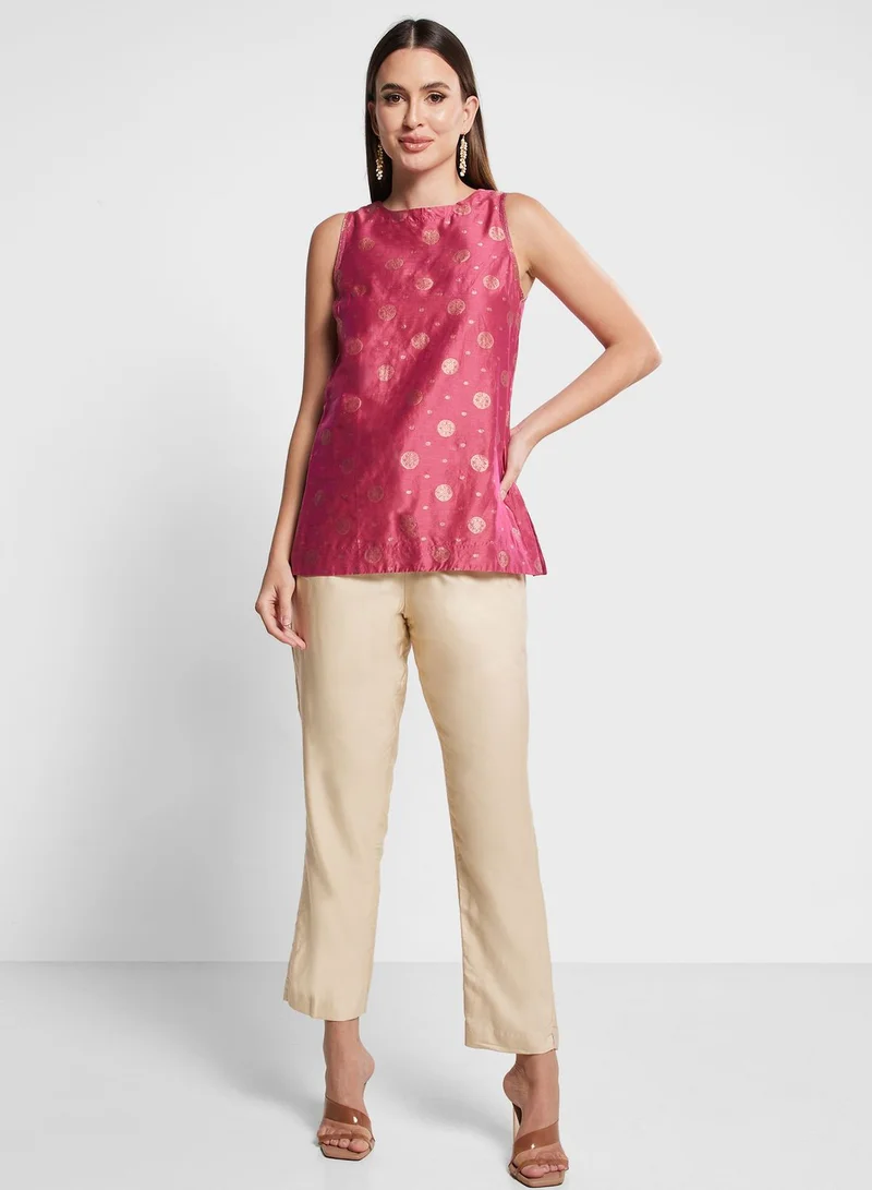 Fabindia  Printed Crew Neck Kurta for Women | Best Price UAE