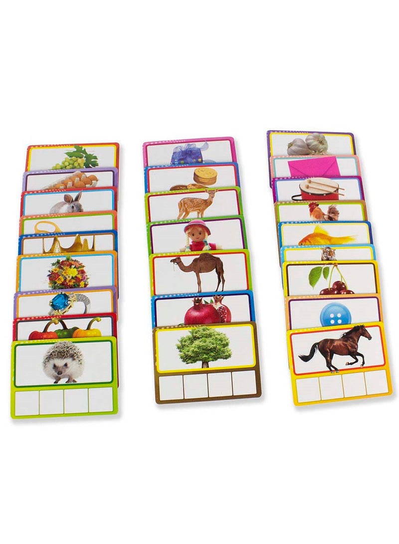 ألغاز الحروف الأبجدية العربية، تهجئة الحروف العربية، ألعاب الأطفال، كتابة الأصوات، بطاقات تعليمية، أدوات مدرسية، للأطفال من سن 5 إلى 6 سنوات - Image 4