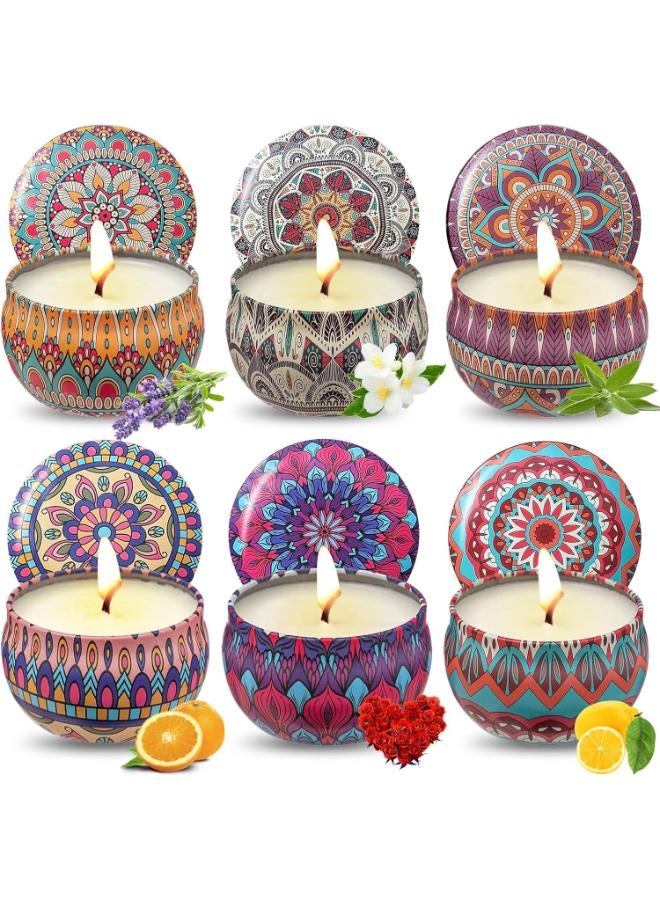 مجموعة مكونة من 6 شموع عديمة اللهب والدخان - Image 1