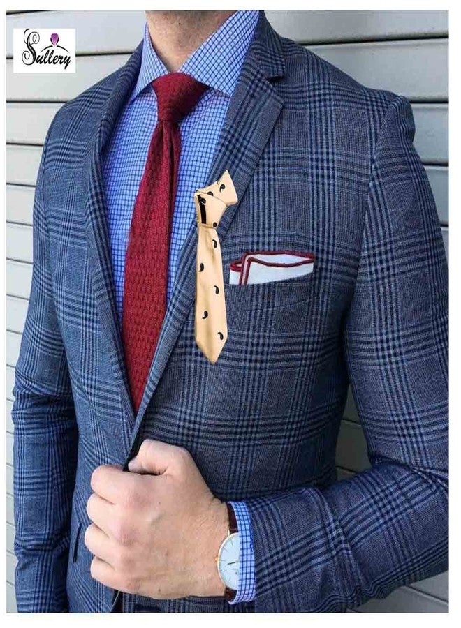 Sullery Mens Boys Exclusive Gold Tie Lapel Pin Shirt Stud Brooch Gold Zinc Alloy Brooch for Men Women - Image 5