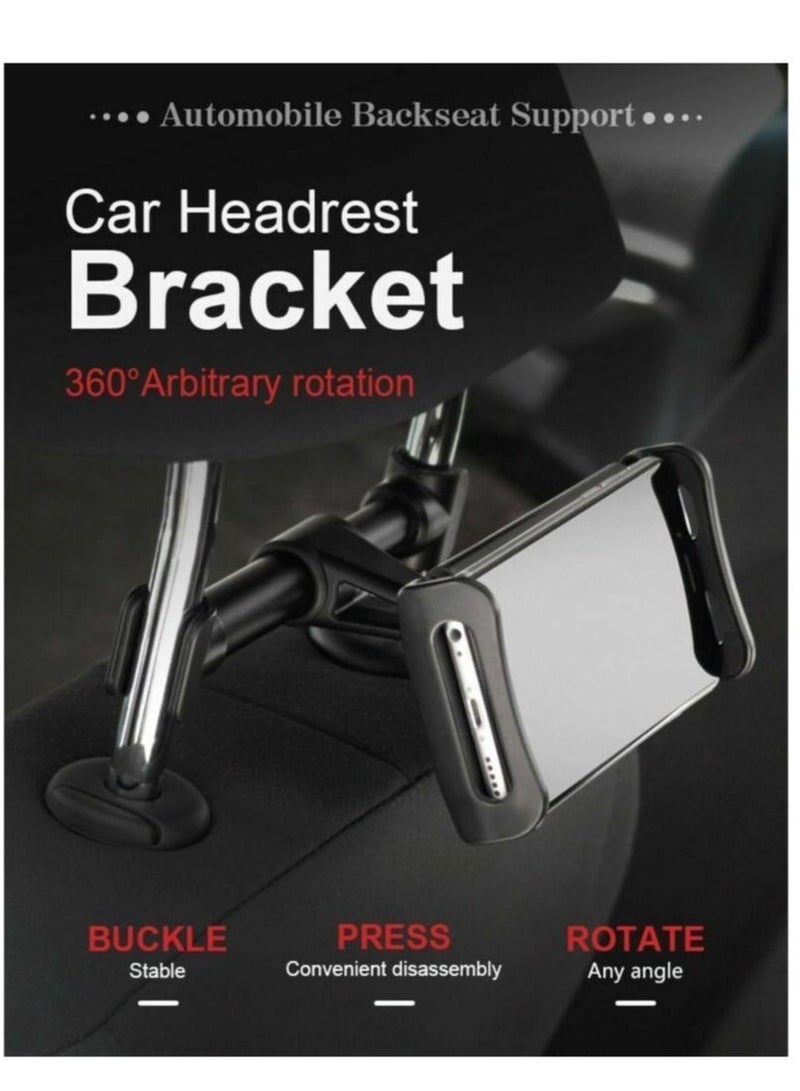 ELTRAZONE Car Back Seat Phone Holder 360 Degree Rotate Stand Headrest Bracket For Tablet - Image 5